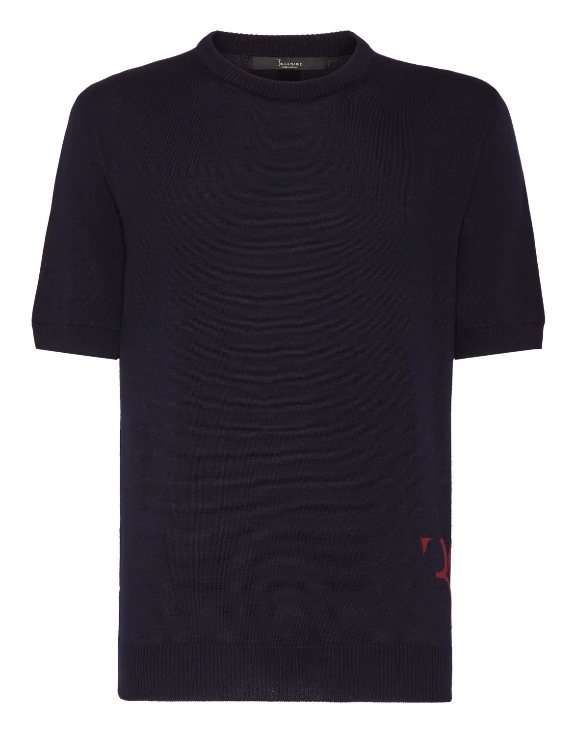Wool and Silk T-shirt SS, цвет: Синий