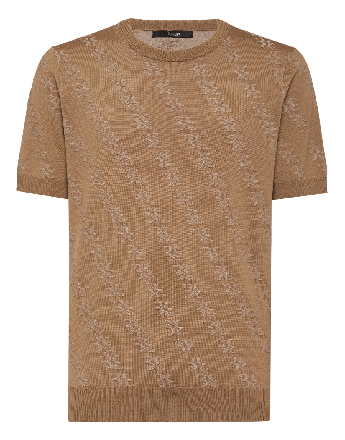 Wool and Silk T-shirt SS, цвет: Бежевый