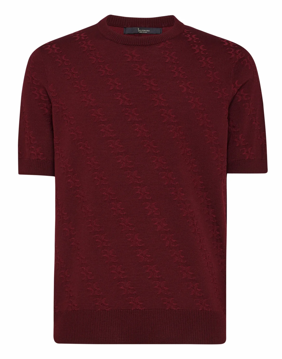 Wool and Silk T-shirt SS, цвет: Красный