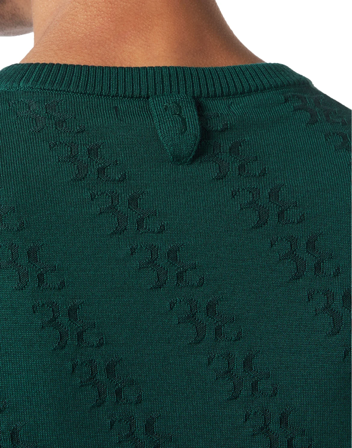 Wool and Silk Pullover Round Neck LS, цвет: Зеленый