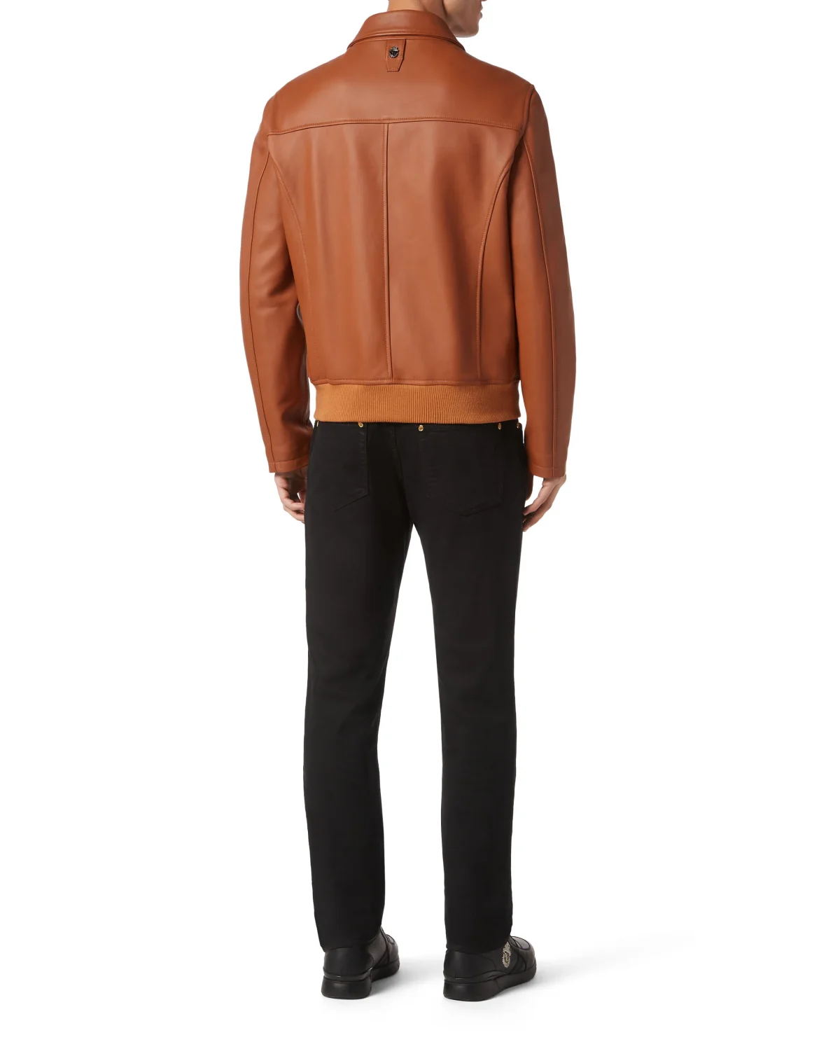 Leather Bomber, цвет: Коричневый
