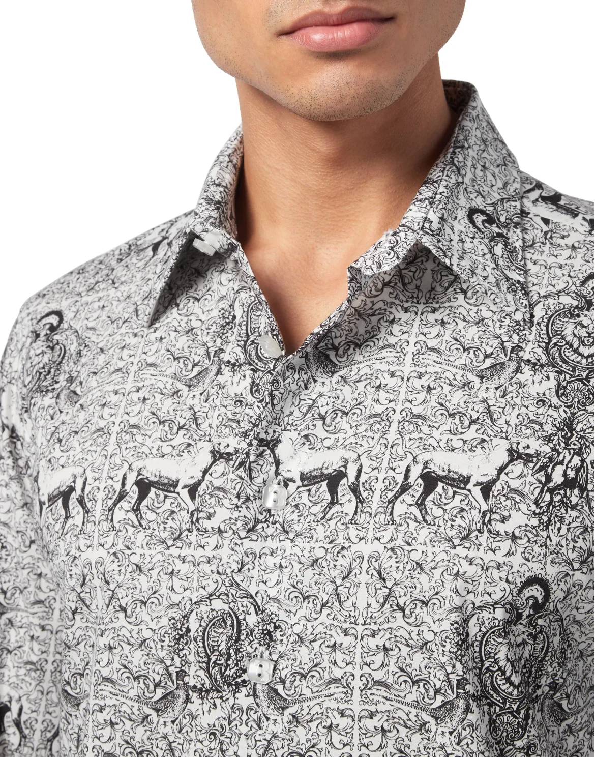 Shirt Slim Fit, цвет: Белый
