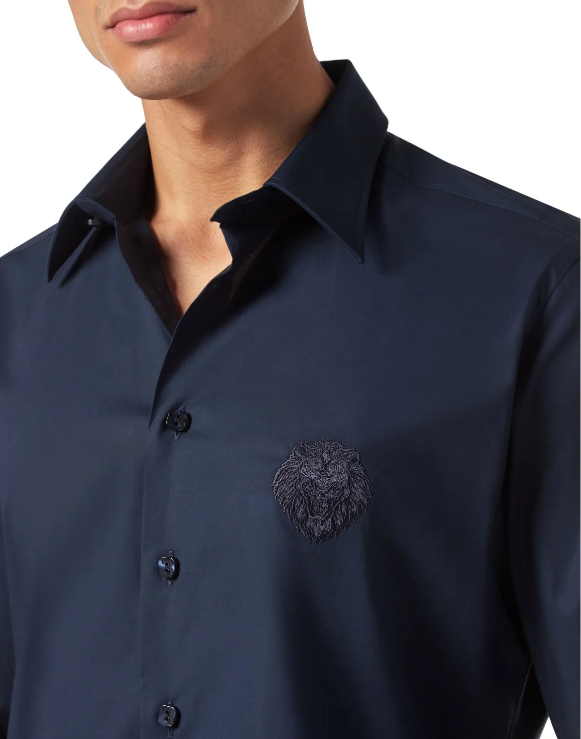 Shirt Slim Fit, цвет: Синий
