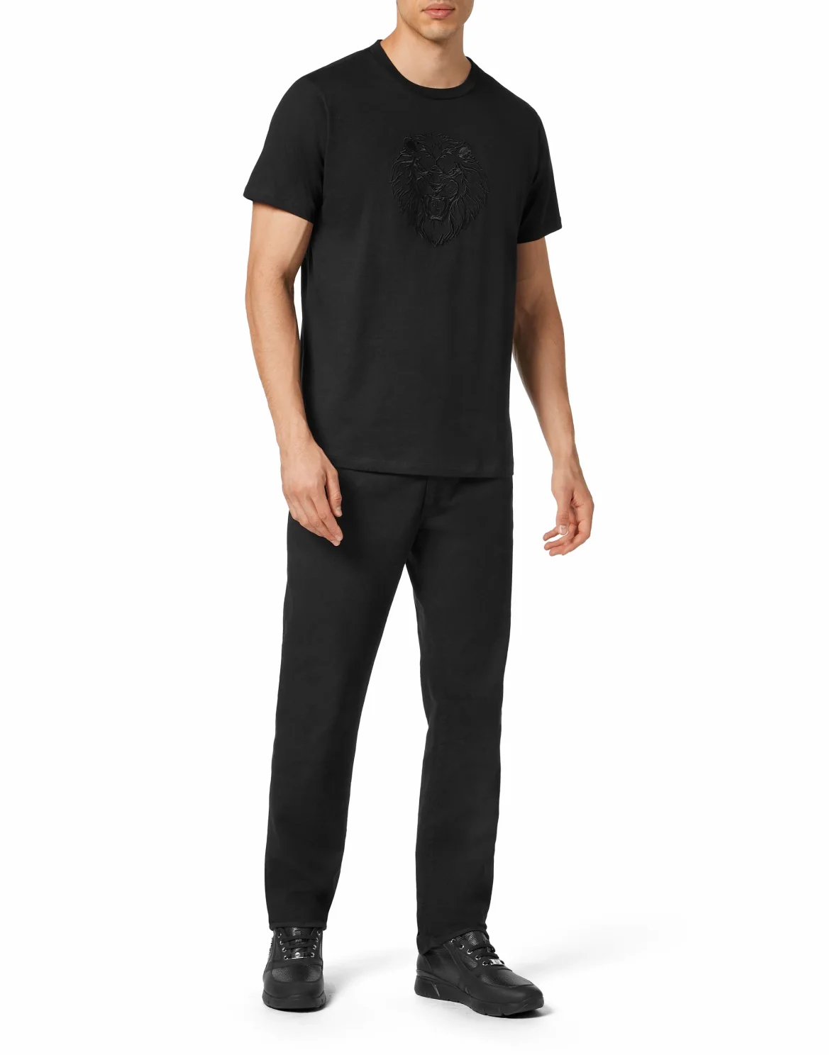 Jersey T-shirt Round Neck SS, цвет: Черный
