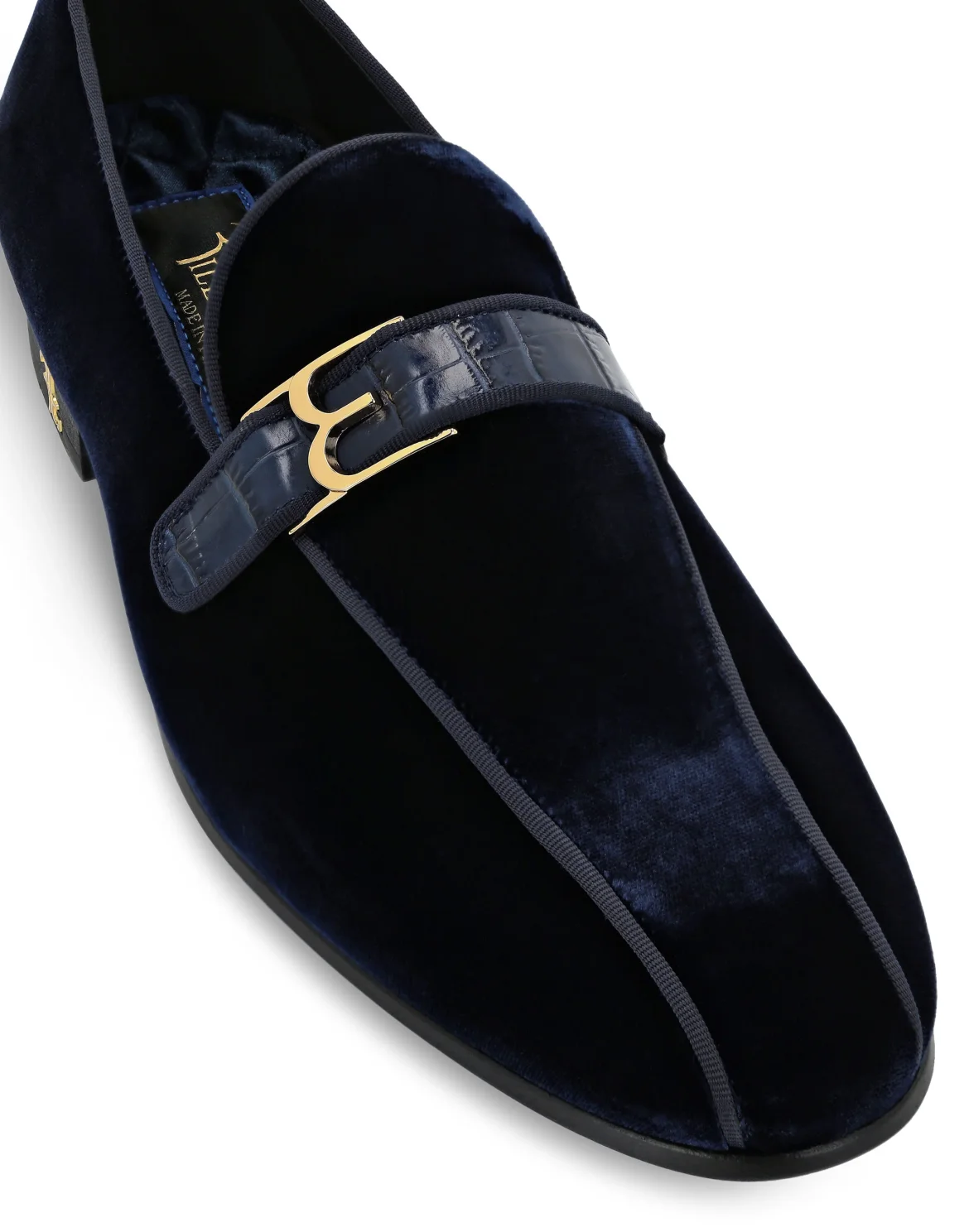 Velvet Loafers, цвет: Синий
