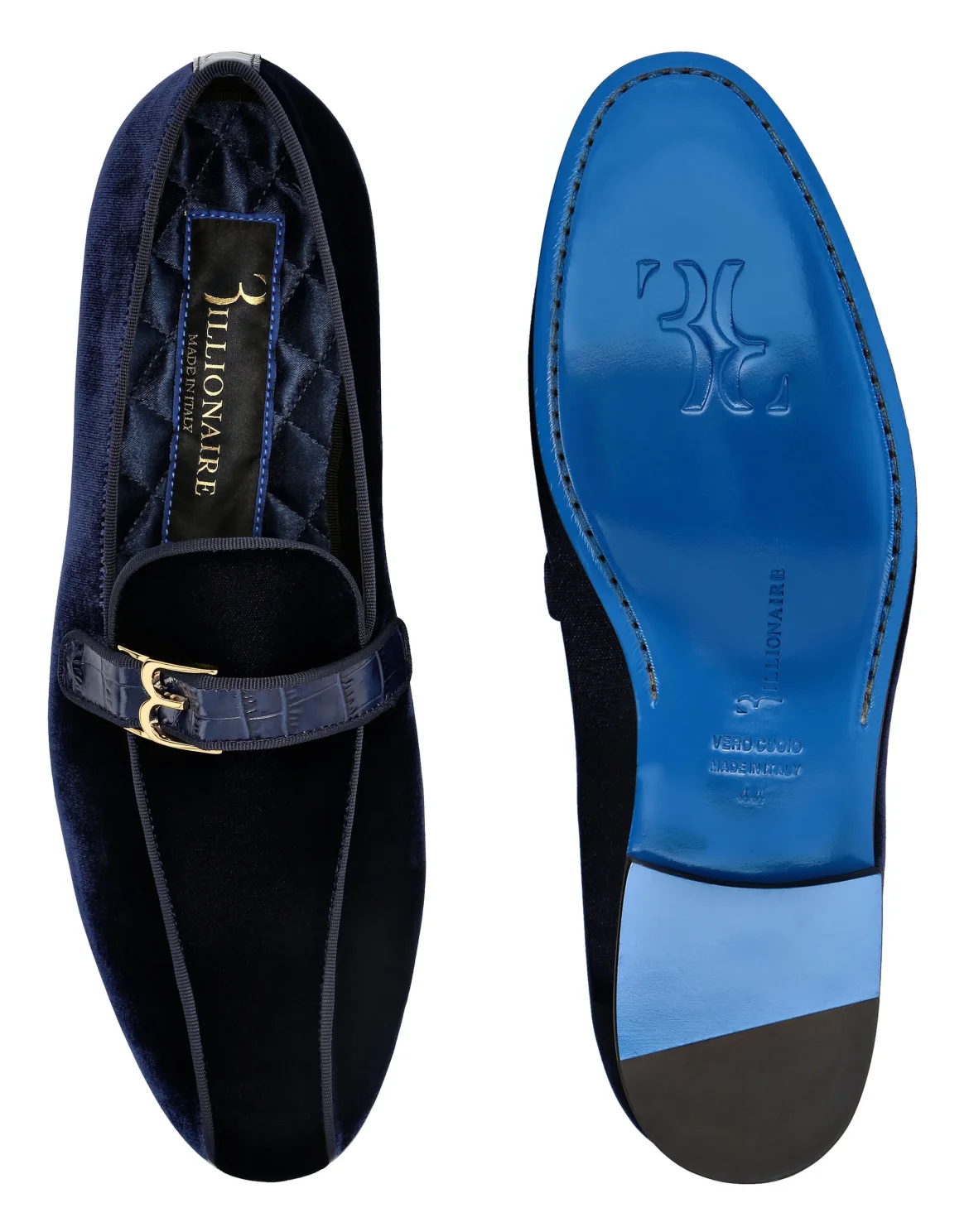 Velvet Loafers, цвет: Синий