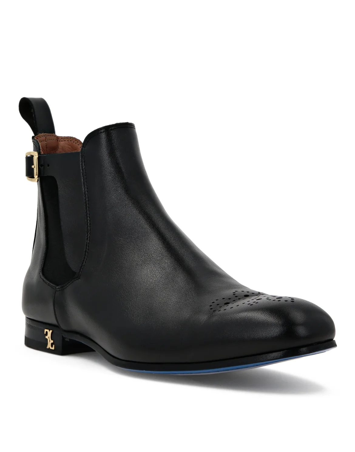 Leather Boots Low Flat, цвет: Черный