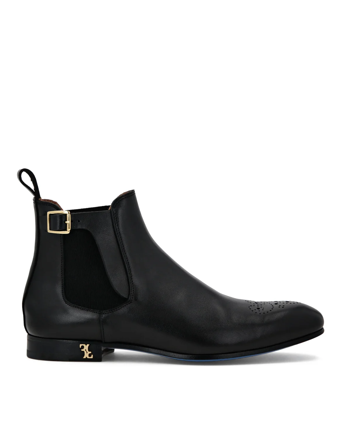 Leather Boots Low Flat, цвет: Черный