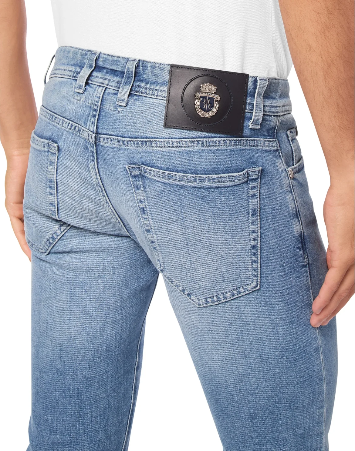 Super Straight Cut Trousers, цвет: Голубой