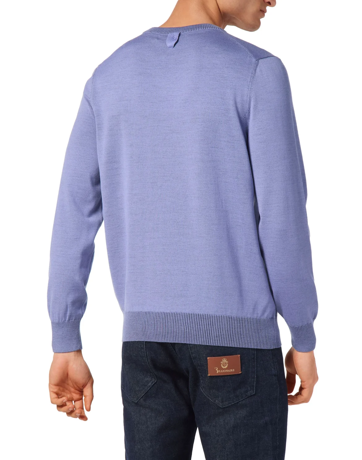Silk/Wool Pullover V-Neck LS, цвет: Розовый