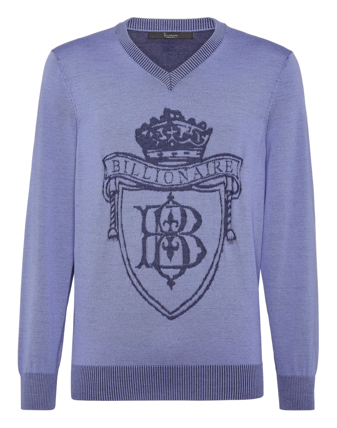 Silk/Wool Pullover V-Neck LS, цвет: Розовый