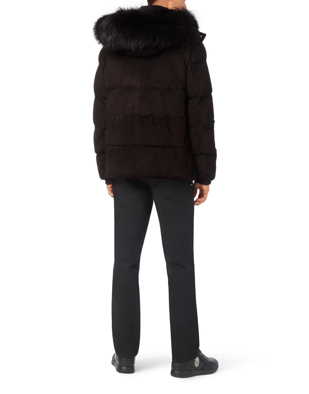 Suede Parka, цвет: Черный