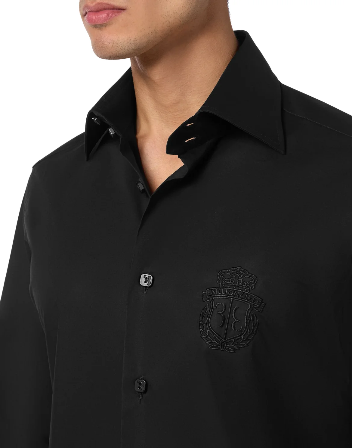 Cotton Shirt, цвет: Черный