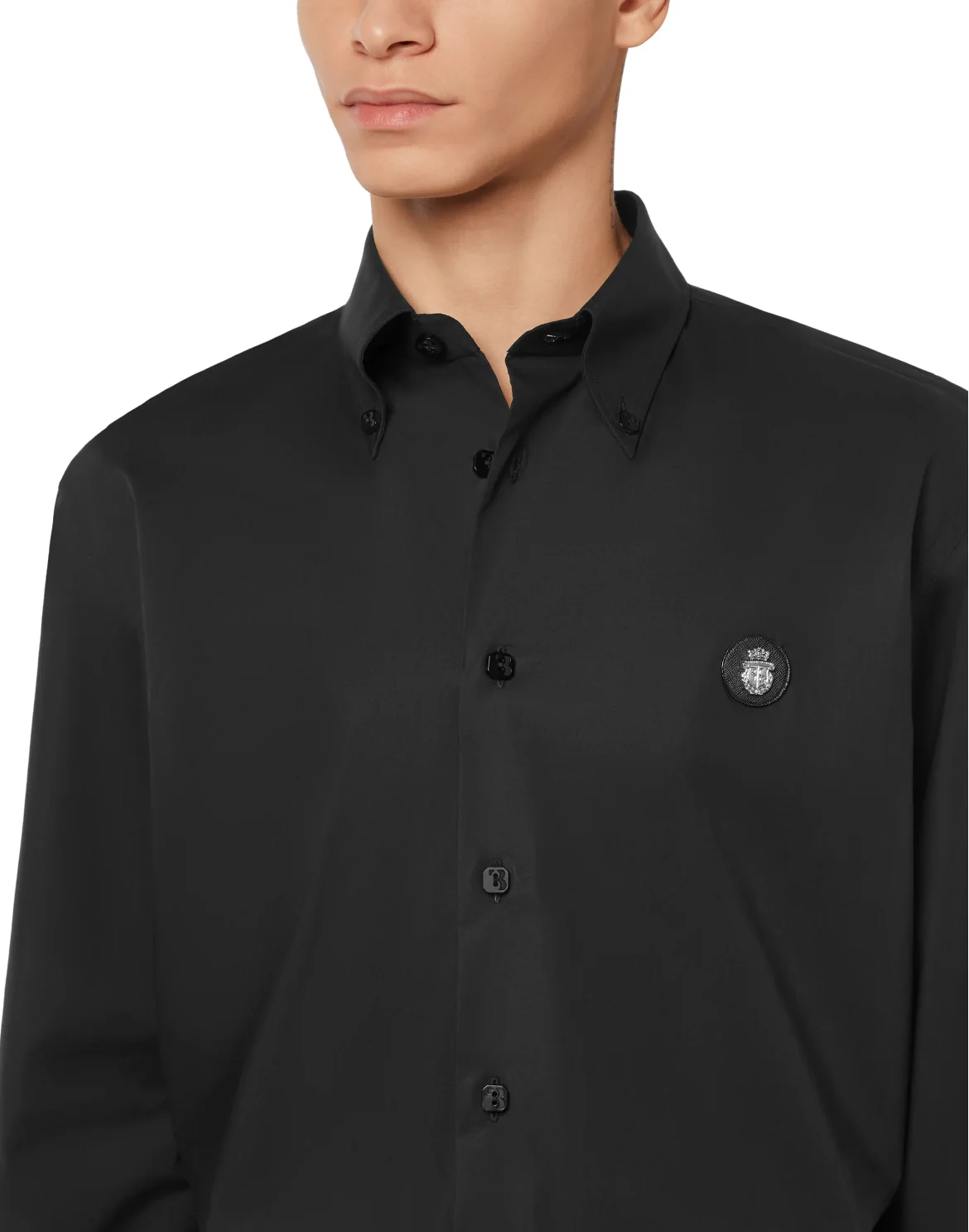 Popeline Shirt Regular Fit, цвет: Черный
