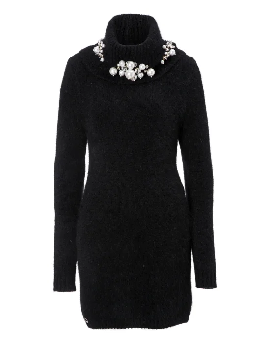 Knit Day Dress "Kiss High"