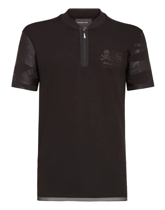 Slim Fit Polo shirt SS XYZ Skull and Plein