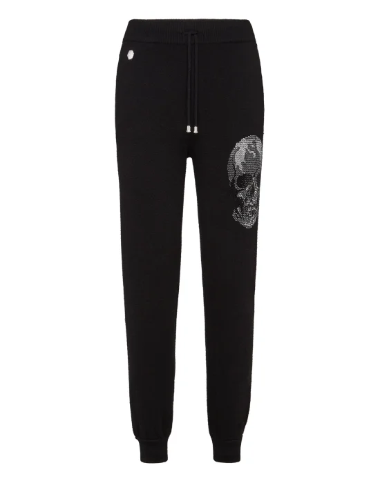 Knit Jogging Trousers Skull
