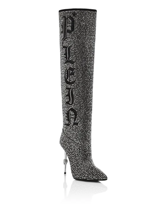 Boots Hi-Heels Overknees Crystal