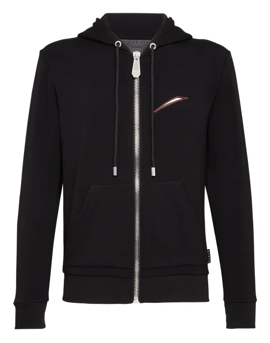 Hoodie Sweatjacket Space Plein