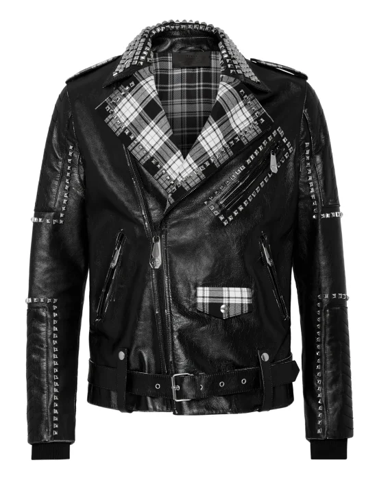 Leather Biker Flame