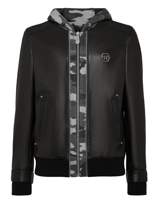 Leather Bomber Statement