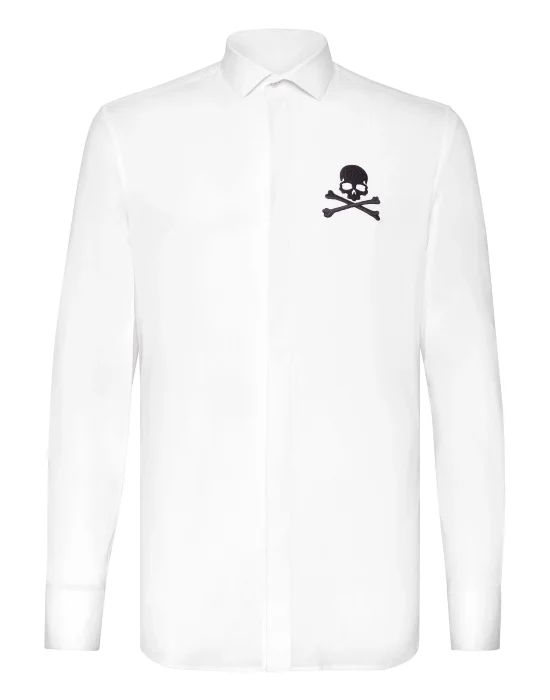 Shirt Platinum Cut LS Skull