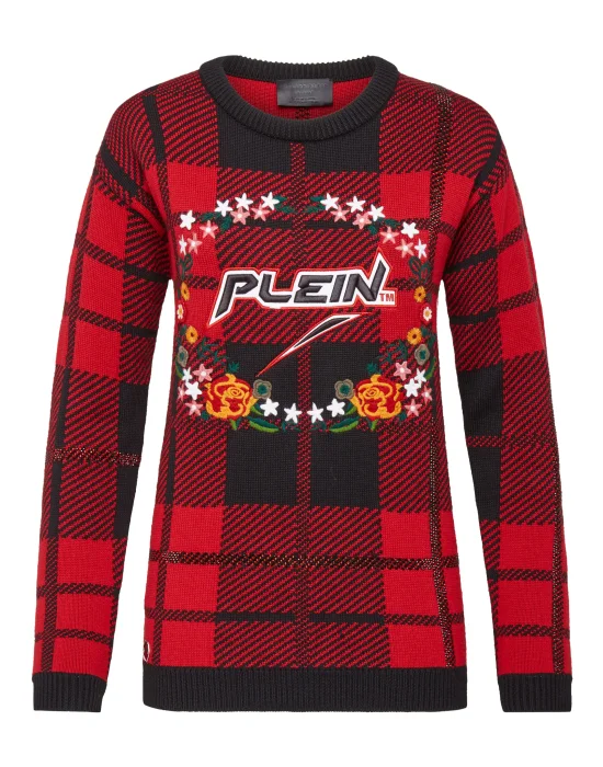 Pullover Round Neck SS Tartan