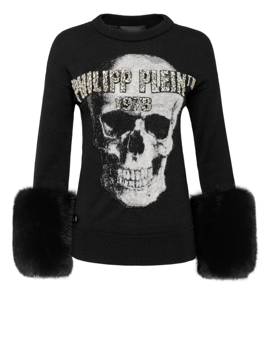 Pullover Round Neck SS Skull