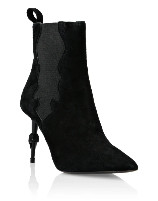 Boots Mid Heels Mid Skull