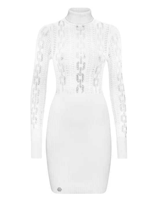 Knit Day Dress Crystal