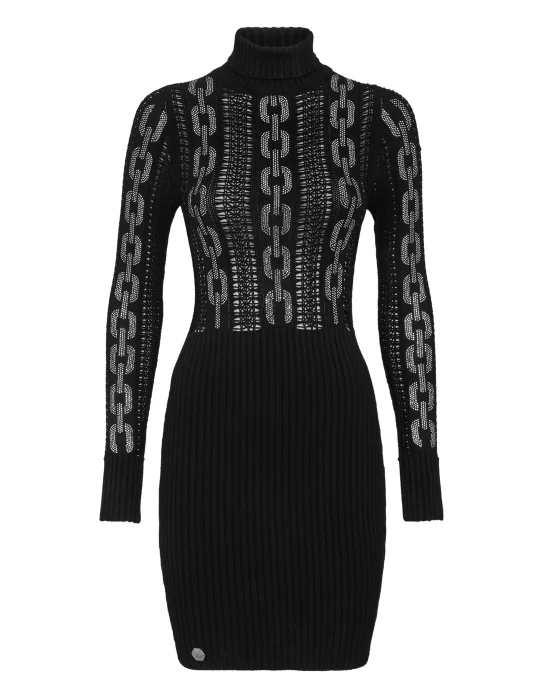 Knit Day Dress Crystal