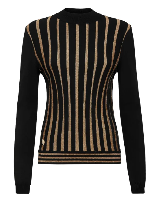 Turtle Neck LS Gold