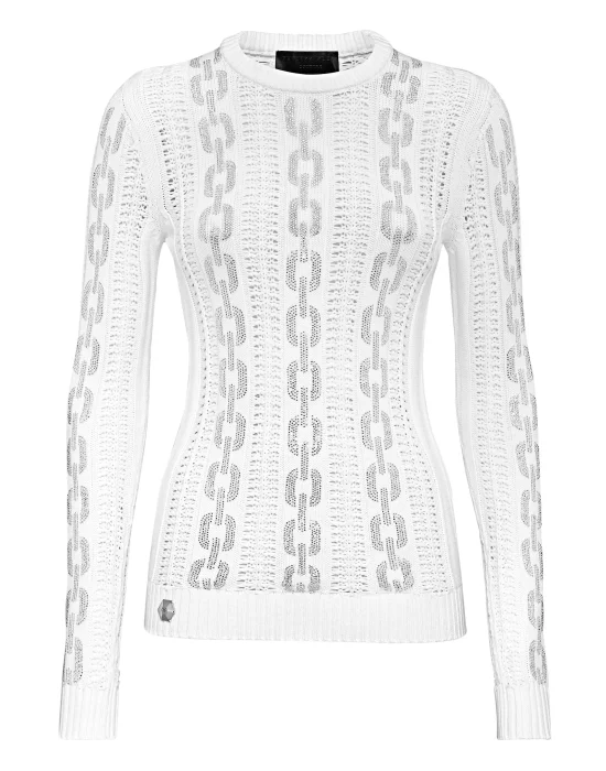 Pullover Round Neck LS Crystal
