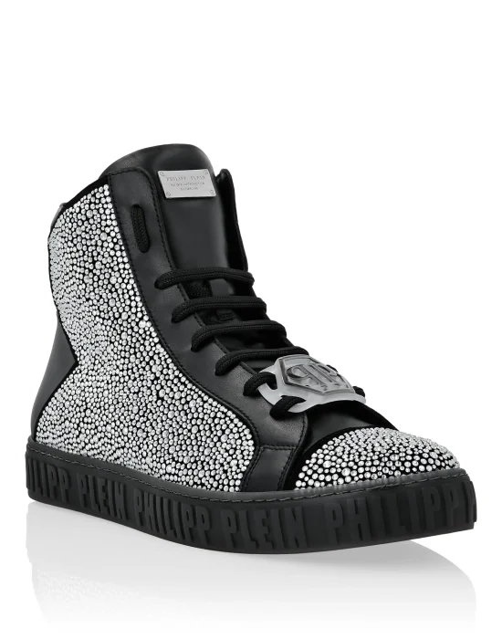 Hi-Top Sneakers Crystal
