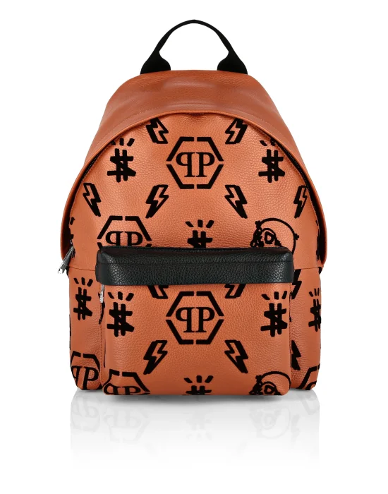 Leather Backpack Monogram
