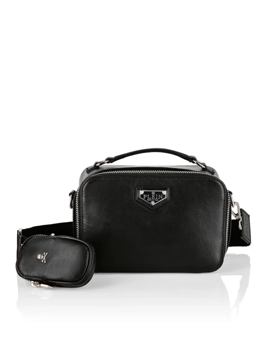 Leather Shoulder Bag Iconic Plein