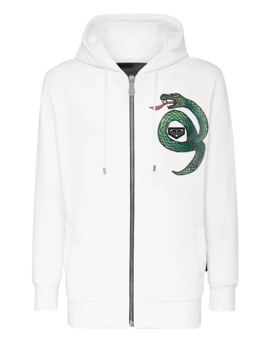 Hoodie Sweatjacket print Snake