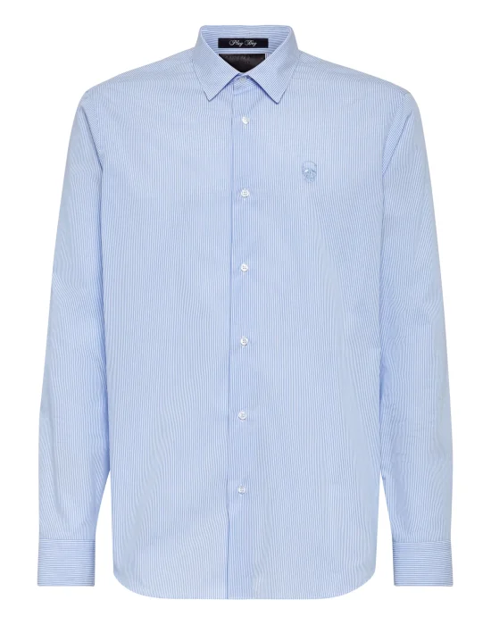 Shirt Playboy Fit Pinstripe Plein