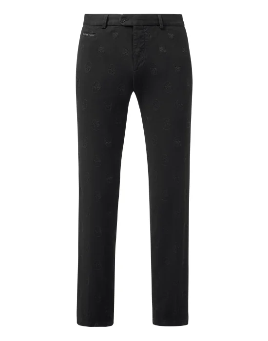 Long Trousers Embroidery Skull