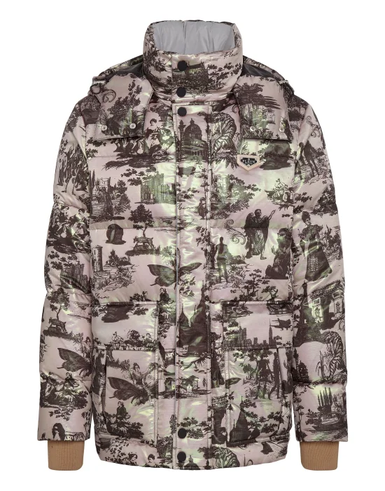 Nylon Jacket  print En PLEIN air