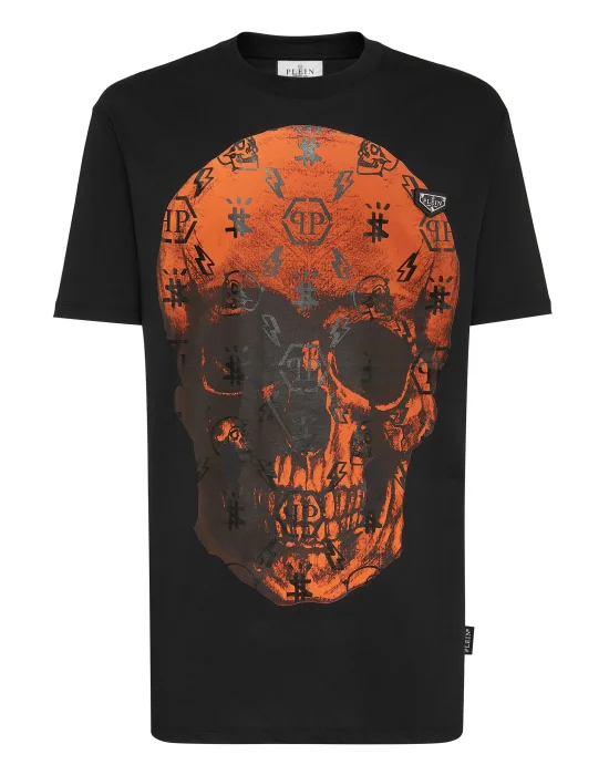 T-shirt Round Neck SS print Skull