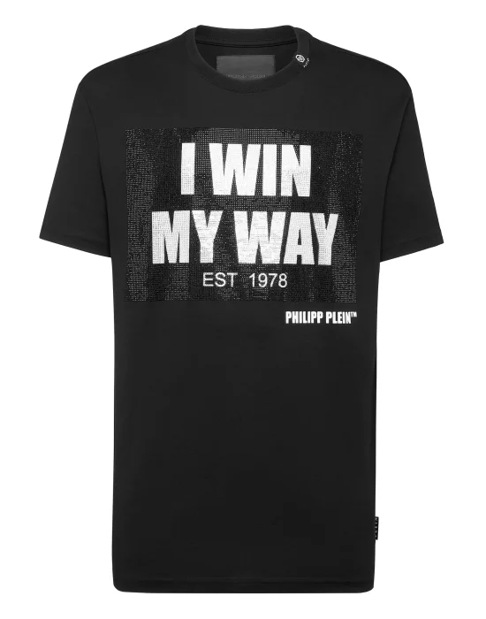 T-shirt Round Neck SS stone I WIN MY WAY