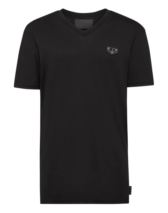 T-shirt V-Neck SS stones Philipp Plein No Limit$