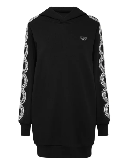 Jogging Hoodie Day Dress Crystal Cable