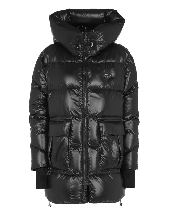 Nylon Oversize Jacket Iconic Plein