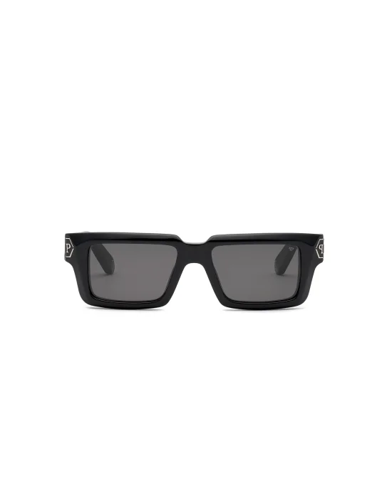 Sunglasses Rectangular Plein Dark Shapes Hexagon