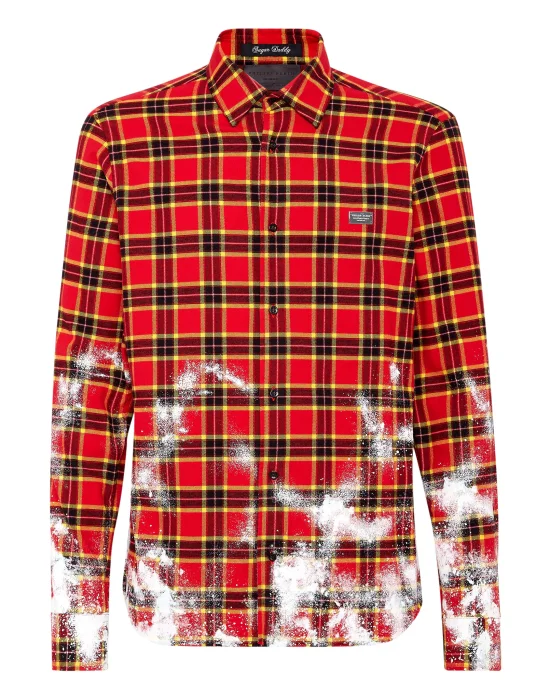 Flannel Sugar Daddy Cut LS Gothic Plein