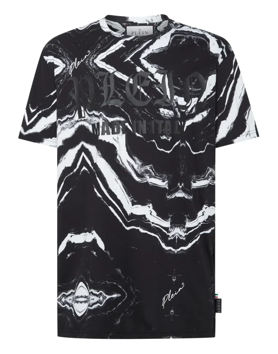 T-shirt Round Neck SS Marble