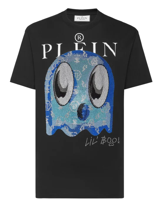 T-shirt Round Neck SS Monsters with Crystals