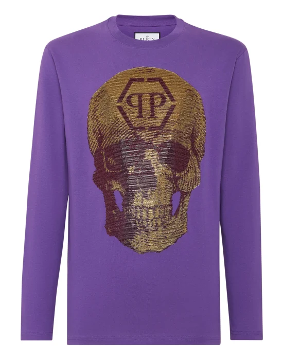 T-shirt Round Neck LS Skull